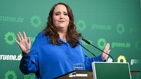 Die scheidende Bundesvorsitzende der Grünen, Ricarda Lang, ist in den vergangenen Jahren besonders häufig Ziel von hasserfüllten Verbalattacken geworden. (Archivbild)