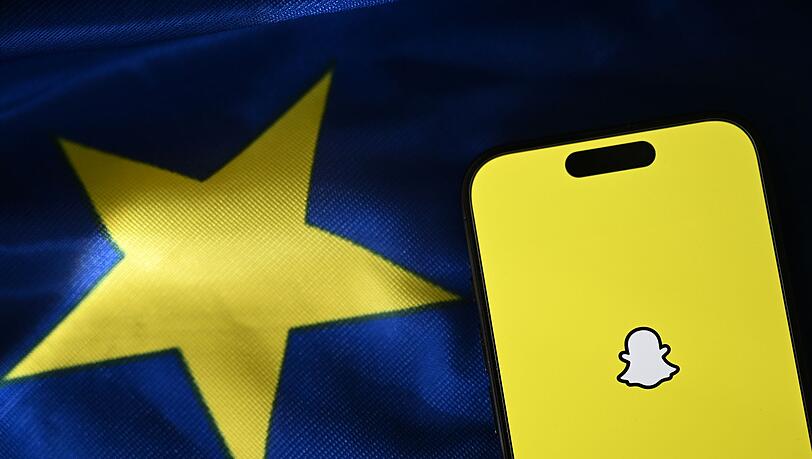 Die EU-Kommission nimmt Snapchat in den Blick. (Symbolbild)