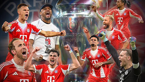 Der FC Bayern trifft am Dienstag auf Paris St. Germain.