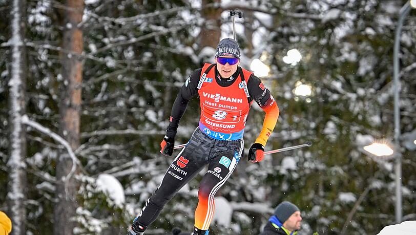 Ist trotz des siebten Platzes zufrieden mit dem Saisonstart: Biathlet Justus Strelow.