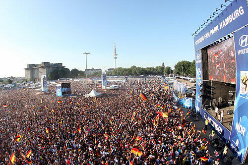 Public Viewing statt Fernseher
