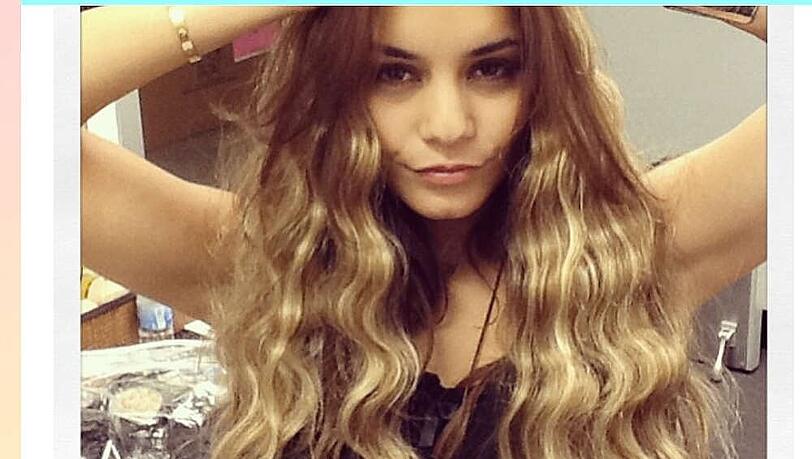 Von dunkel-brünett auf blond: Vanessa Hudgens war beim Friseur Von dunkel-brünett auf blond: Vanessa Hudgens war beim Friseur