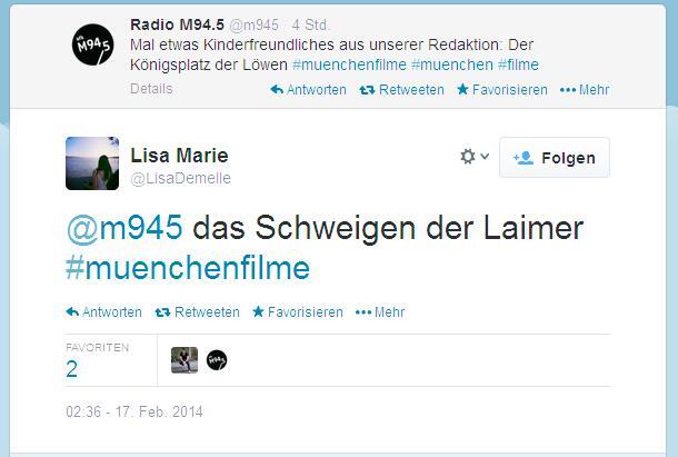 Der Thriller - jetzt auch im beschaulichen Laim.
