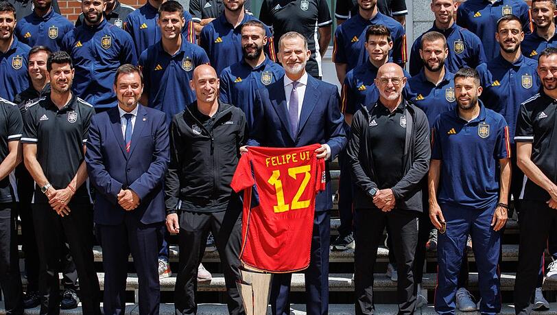 König Felipe ist ein leidenschaftlicher Fußballfan.