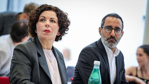 Amira Mohamed Ali und Amid Rabieh nehmen am Gründungskongress teil.