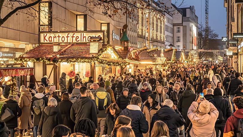 Voll wird es dieser Tage oft in der Fu&szlig;g&auml;ngerzone.