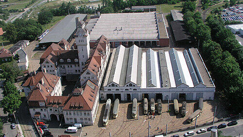 Das alte VAG-Straßenbahndepot an der Fuchsstraße soll zur Zentrale der städtischen Superbehörde SÖR werden. Das alte VAG-Straßenbahndepot an der Fuchsstraße soll zur Zentrale der städtischen Superbehörde SÖR werden.