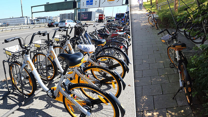 Wer dieser Tage in München unterwegs ist, wird um sie nicht herumkommen. Überall stehen die neuen Mietfahrräder. Wer dieser Tage in München unterwegs ist, wird um sie nicht herumkommen. Überall stehen die neuen Mietfahrräder.