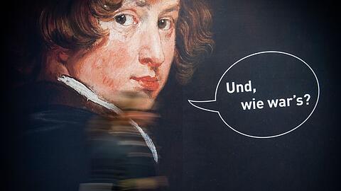 Anthonis van Dyck in der Alten Pinakothek.