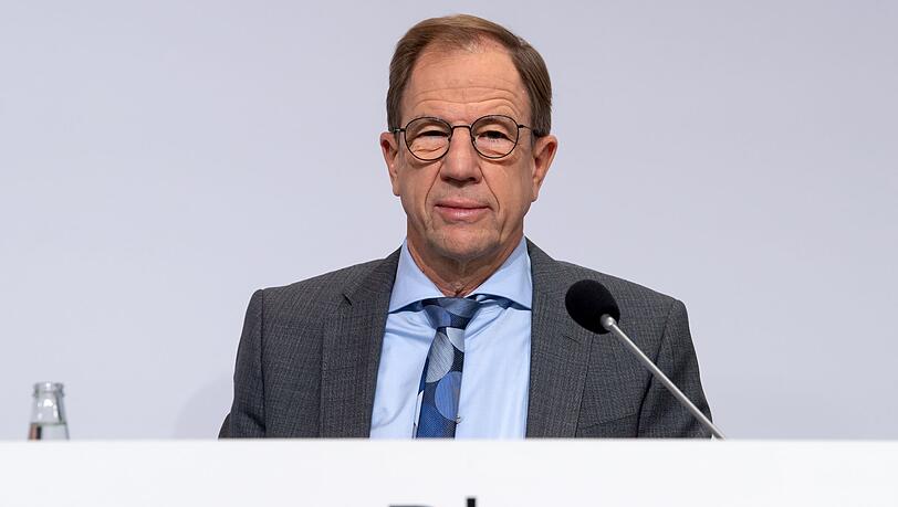 Reinhard Ploss, Vorstandsvorsitzender Infineon, spricht.