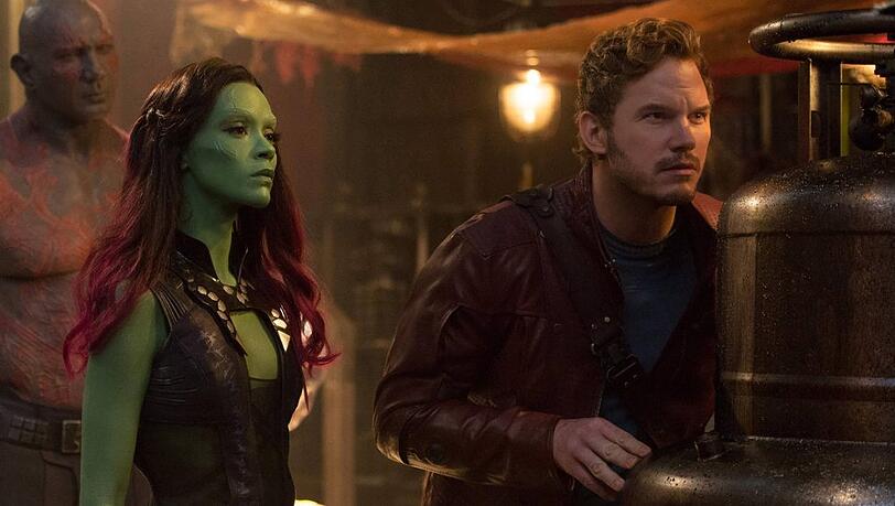 Zoe Saldana und Chris Pratt sind Hauptfiguren der "Guardians of the Galaxy"-Reihe. Zoe Saldana und Chris Pratt sind Hauptfiguren der "Guardians of the Galaxy"-Reihe.