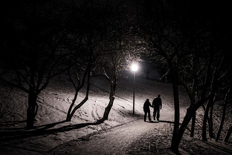 Der Parallel-Salom am Neujahrstag wurde wegen Schneemangel abgesagt. Trotzdem liegt seit gestern auch Schnee im Olympiapark.