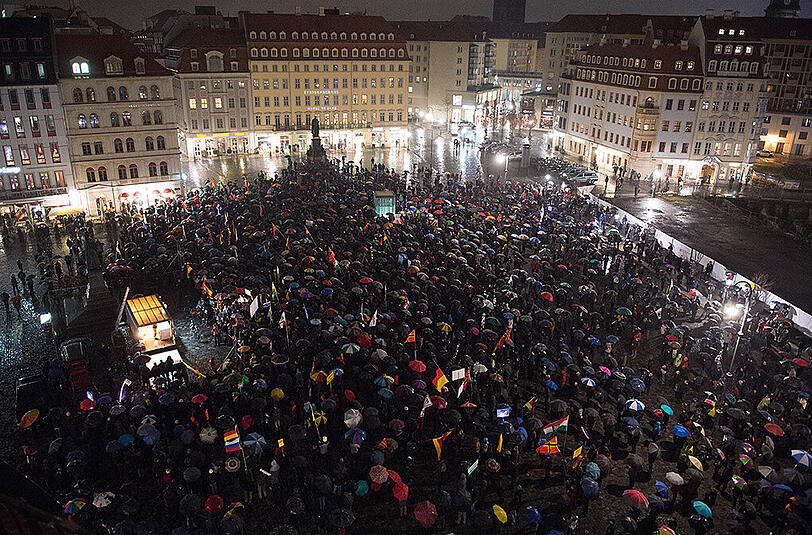 "Pegida" sorgt für einen Rückgang der Tourismus-Zahlen in Dresden.