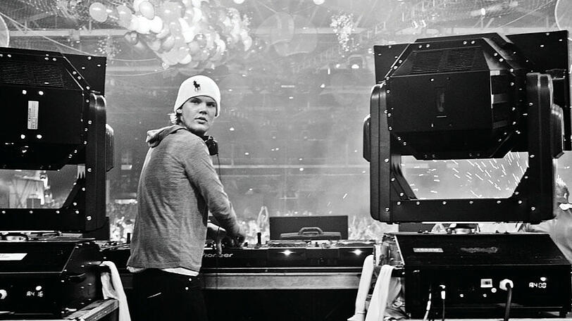 Avicii bei einem Konzert im Jahr 2013