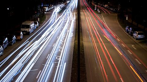 Lichter auf der Landshuter Allee. (Archivbild)