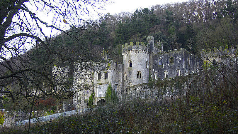Das Gwrych Castle im walisischen Abergele ist Kulisse des britischen Dschungelcamps.