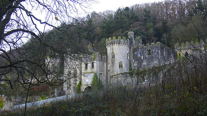 Das Gwrych Castle im walisischen Abergele ist Kulisse des britischen Dschungelcamps.