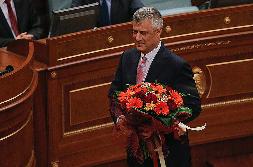 Der neue Präsident des Kosovos: Hashim Thaci.