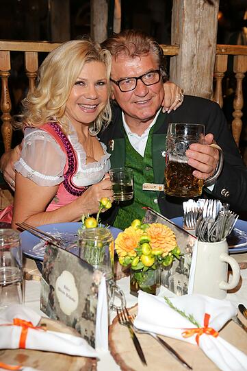 Marianne und Michael gehörten zu den Gratulanten.