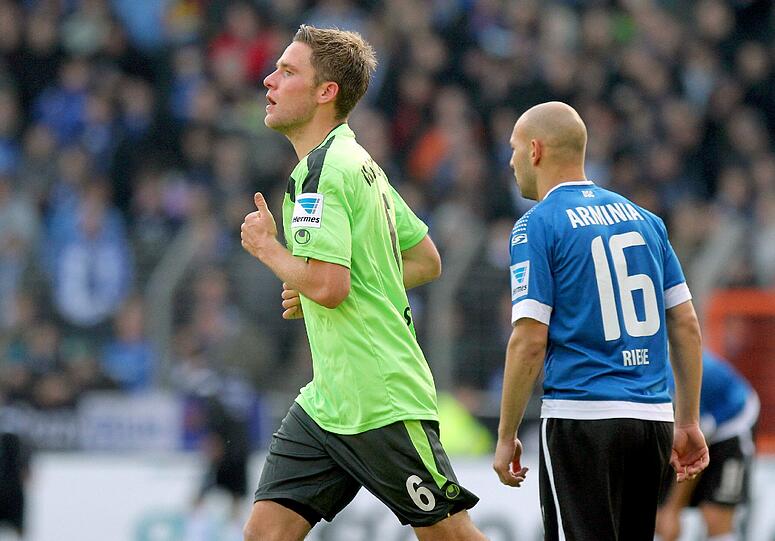 Der zweite "Sechser": Dominik Stahl.