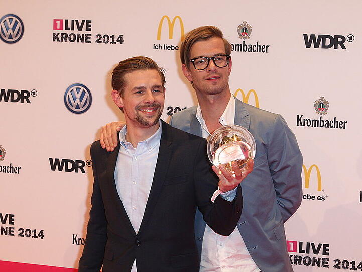 Joko Winterscheidt (r.) und Klaas Heufer-Umlauf räumen derzeit fast jeden Moderatoren-Preis ab
