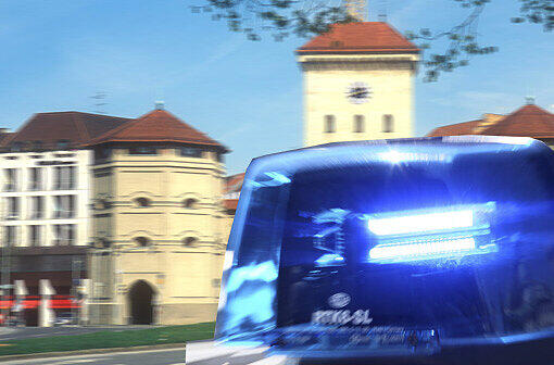 Blaulicht am Isartor: Polizeieinsatz (Montage)