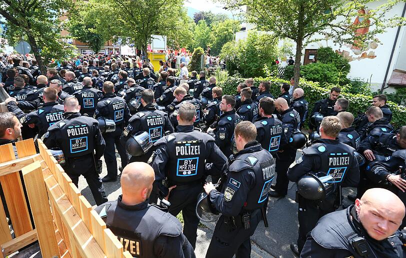 Die Bilder von den G7-Gegnern in Garmisch.