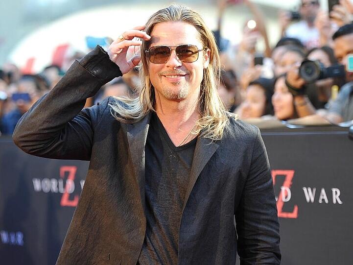 Brad Pitt bei der Filmpremiere von "World War Z" in New York