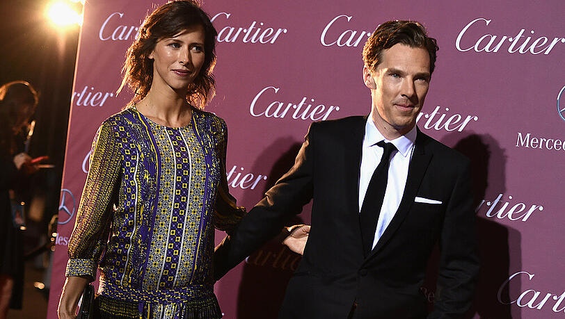 Sophie Hunter (mit kleinem Bäuchlein) und Benedict Cumberbatch Anfang des Jahres auf dem Palm Springs Film Festival Sophie Hunter (mit kleinem Bäuchlein) und Benedict Cumberbatch Anfang des Jahres auf dem Palm Springs Film Festival