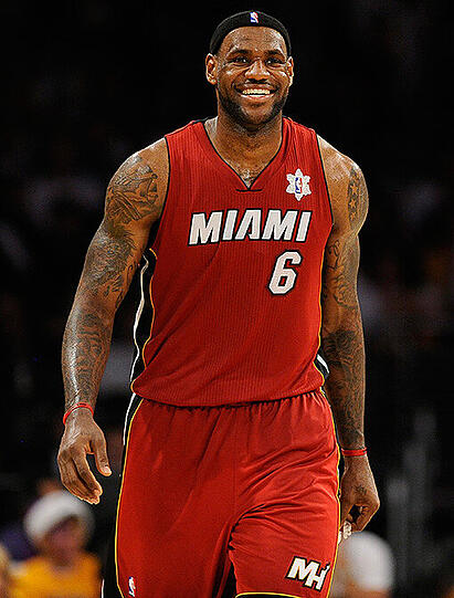 Glanzvolle Karriere: NBA-Star LeBron James in Bildern.