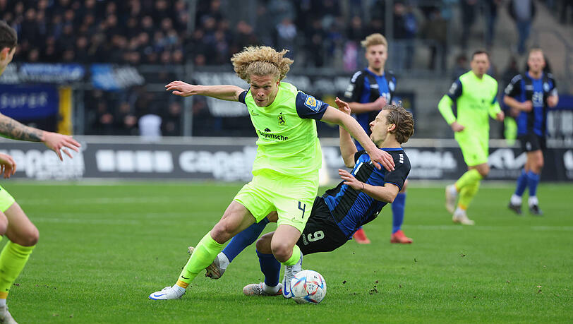 Jesper Verlaat zeigte gegen Waldhof Mannheim nicht die beste Leistung im Löwen-Trikot.