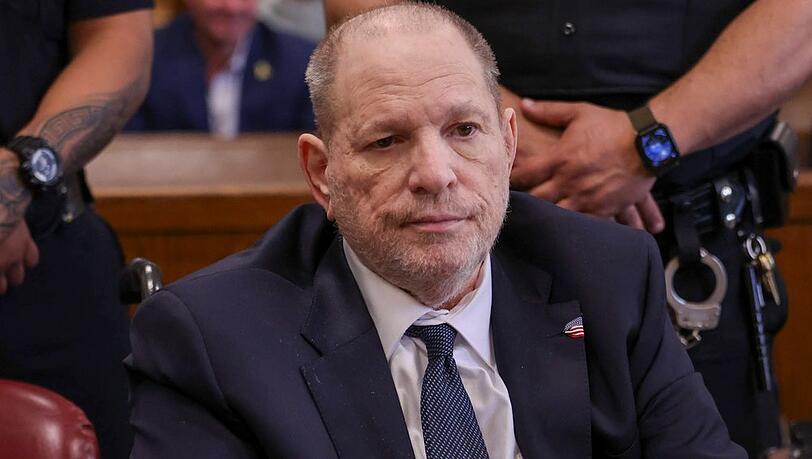 Harvey Weinstein am Tag der Aussage von Miriam Haley vor Gericht.