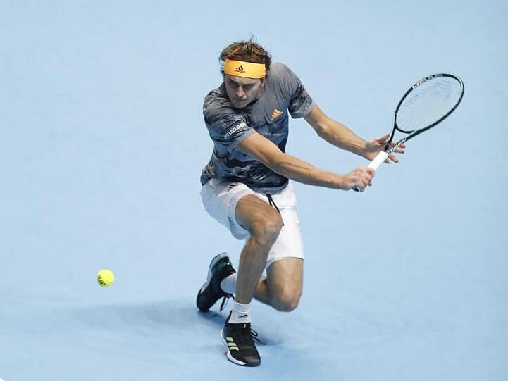 Hat sich gegen den Russen Daniil Medwedew durchgesetzt: Alexander Zverev in Aktion.