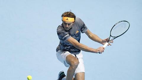 Hat sich gegen den Russen Daniil Medwedew durchgesetzt: Alexander Zverev in Aktion.