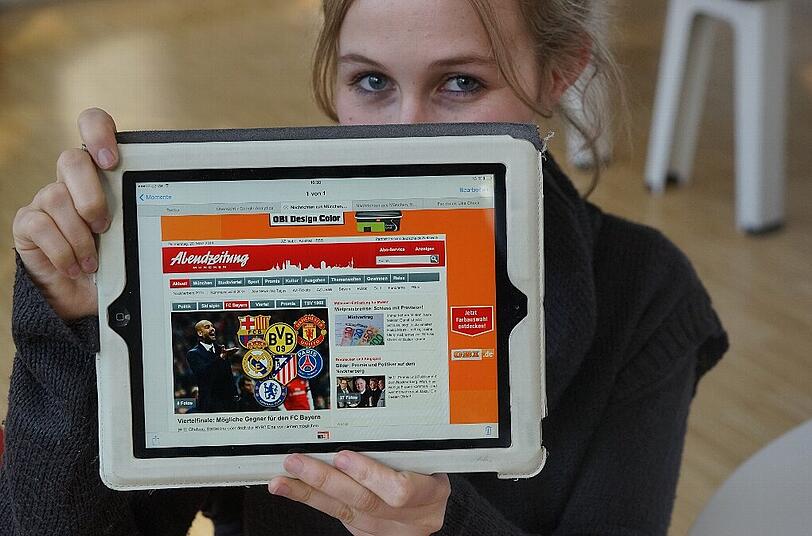 Die Abendzeitung im Web begeistert auch diese Leserin - eine von 2,95 Millionen im Monat.