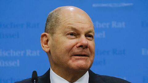 Olaf Scholz sitzt nicht oft vor dem Fernseher.