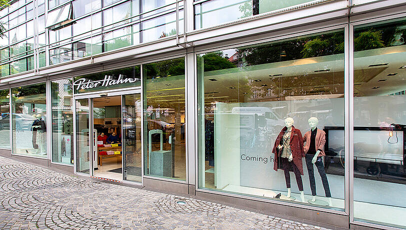 Die PETER HAHN Filiale in München am Rindermarkt.