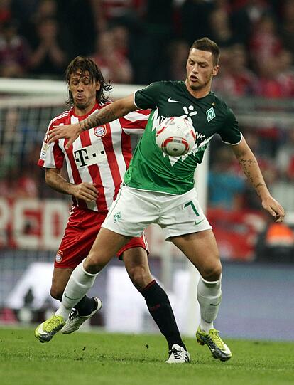 15. Spieltag: FC Bayern - Werder Bremen (02.-04.12.2011). Im zweiten Heimspiel der letzten Saison reicht es zu Hause nur zu einem 0:0.