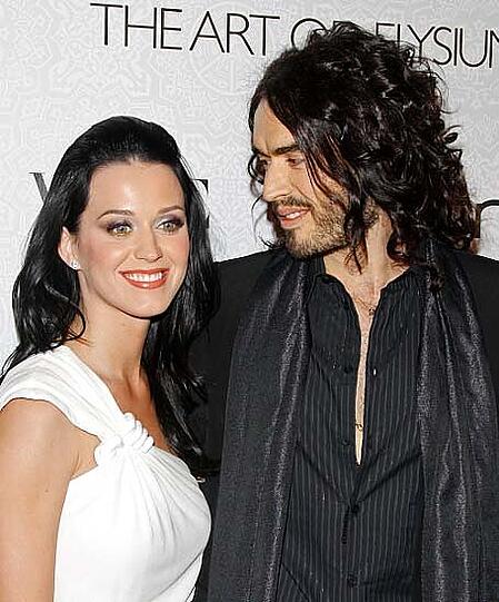 Katy und ihr Ex Russell Brand - ein Bild aus glücklichen Tagen...