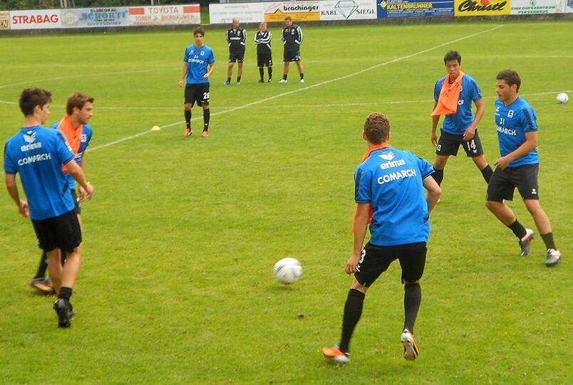 Neue Bilder aus dem Trainingslager: Die Löwen schwitzen in Gottsdorf an der Donau. Die Bilder