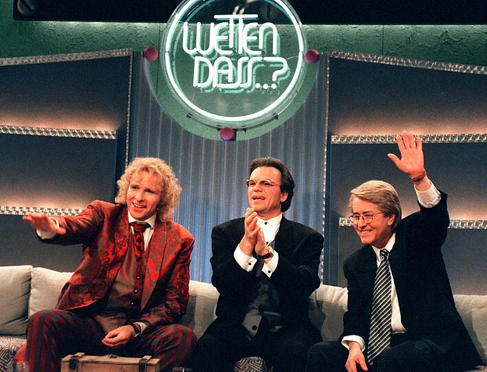 30 Jahre "Wetten, dass...", 24 Jahre Thomas Gottschalk als Moderator. Die besten Bilder aus seiner Show.