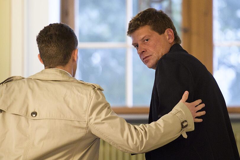 Jan Ullrich während der Pause einer Gerichtsverhandlung im September 2017 in Weinfelden.