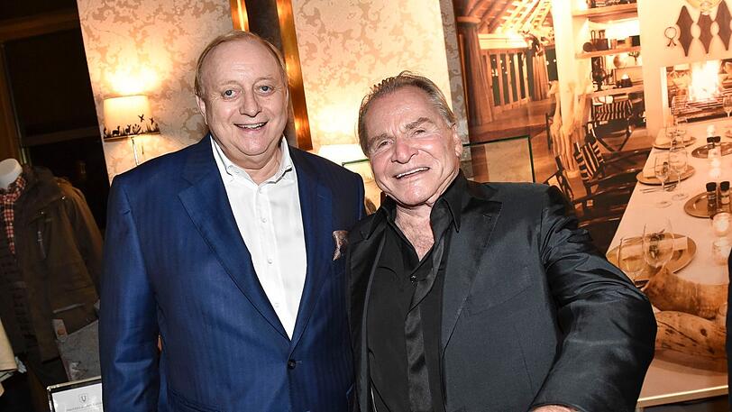 Fritz Wepper (r) hier mit Alfons Schuhbeck.