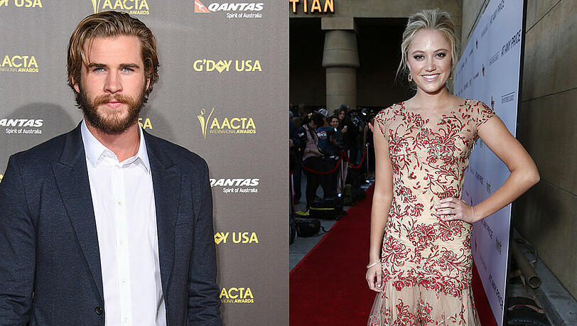 Liam Hemsworth versteht sich mit Maika Monroe offenbar prächtig Liam Hemsworth versteht sich mit Maika Monroe offenbar prächtig