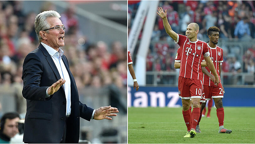 Heynckes ist wieder da - und die Bayern drehen auf. Heynckes ist wieder da - und die Bayern drehen auf.