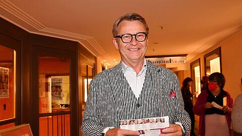 René Heinersdorff bei der Premiere von "Wer hat Angst vorm weißen Mann?" im August 2021 in der Komödie Bayerischer Hof.
