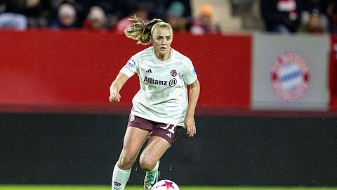 Georgia Stanway verwandelte einen Strafstoß für den FC Bayern.