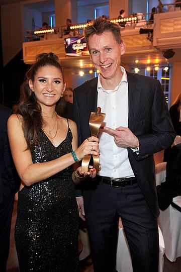 Leichtathletin Gesa Felicitas Krause und Ex-Zehnkämpfer Frank Busemann.