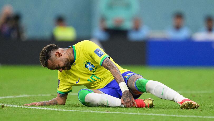 Verletzungsgeplagt: Brasilien-Star Neymar.