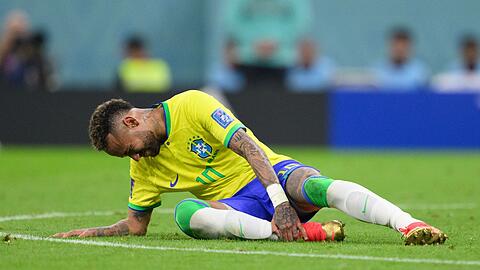 Verletzungsgeplagt: Brasilien-Star Neymar.